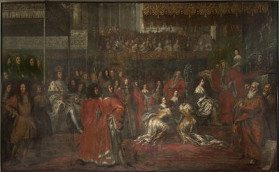 Koronacja królowej Ulryki Eleonory Starszej (1656-1693) autorstwa David Klöcker Ehrenstrahl