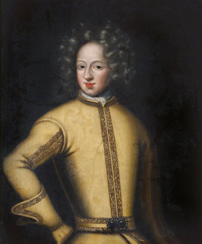 Karol XII (1682–1718), hrabia palatyn z Zweibrücken, król Szwecji autorstwa David Klöcker Ehrenstrahl