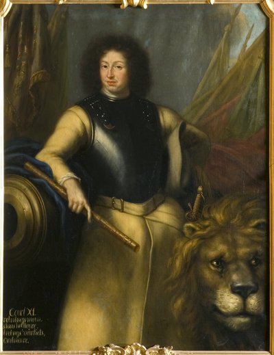 Karol XI, 1655–1697, król Szwecji i hrabia palatynatu Zweibrücken autorstwa David Klöcker Ehrenstrahl