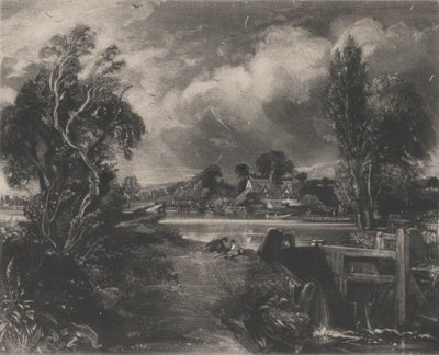 Zamek na Stour, 1830. autorstwa David Lucas