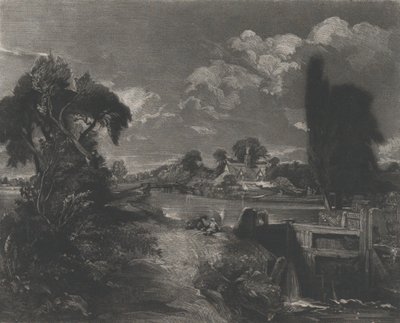 Zamek na Stour, 1830. autorstwa David Lucas