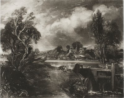 Zamek na Stour, Suffolk autorstwa David Lucas