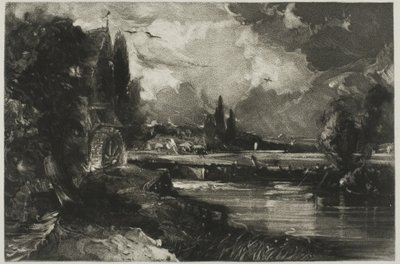 Młyn, z angielskiego Landscape autorstwa David Lucas