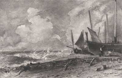 Plaża morska, 1830. autorstwa David Lucas