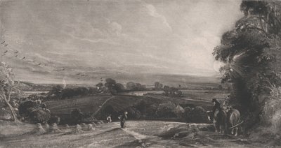 Jesienny zachód słońca, 1830. autorstwa David Lucas