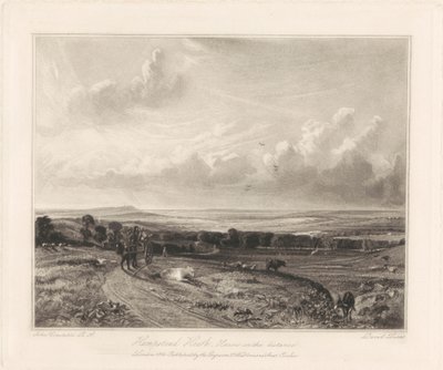Hampstead Heath, Harrow w oddali autorstwa David Lucas
