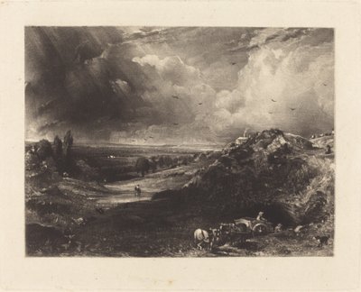 Heath autorstwa David Lucas after John Constable
