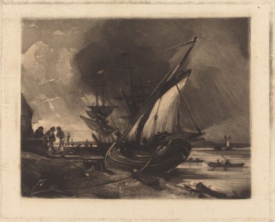 Widok na Orwell autorstwa David Lucas after John Constable