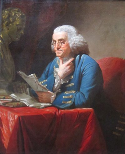 Benjamin Franklin autorstwa David Martin