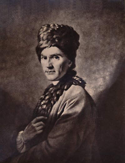 Jean-Jacques Rousseau, francuski filozof i pisarz, XVIII wiek 1894 autorstwa David Martin
