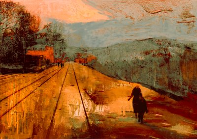 Czerwone ulice, 2017 (obraz) autorstwa David McConochie