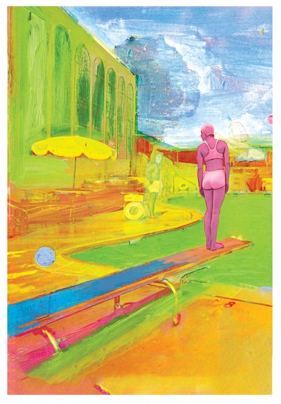 Zielony basen; 2016 autorstwa David McConochie