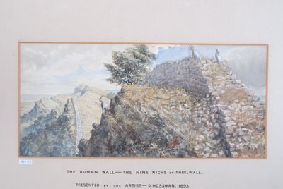 Mur rzymski - Dziewięć Nicks of Thirlwall, 1880-89 (wc na papierze) autorstwa David Mossman