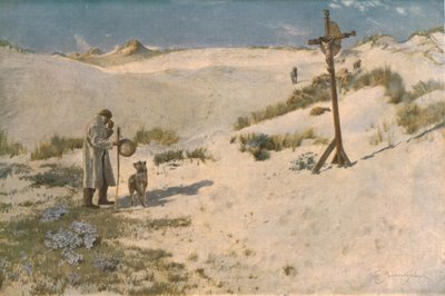 Krzyż na wydmach, koniec XIX-początek XX w., ok. 1930. autorstwa David Murray
