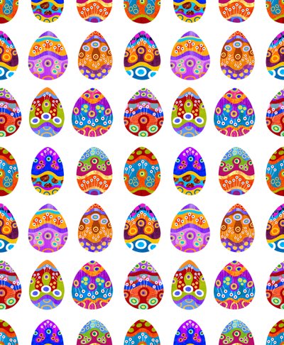 Fabeggs2, 2019 (mieszane media cyfrowe) autorstwa David Newton