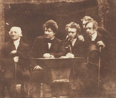 Cunningham, Begg, John Hamilton, Guthrie, 1843-47. Twórcy: David Octavius Hill, Robert Adamson, Hill & Adamson. autorstwa Hill and Adamson