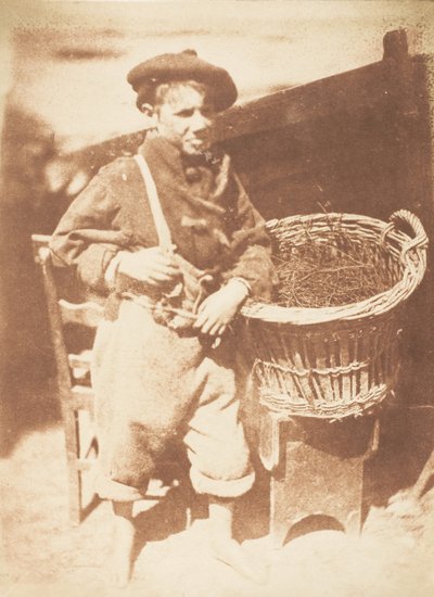 Chłopiec z Newhaven, 1843-47. Twórcy: David Octavius Hill, Robert Adamson, Hill & Adamson. autorstwa Hill and Adamson