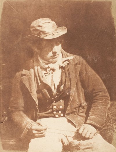 Rybak z Newhaven, 1843-47. Twórcy: David Octavius Hill, Robert Adamson, Hill & Adamson. autorstwa Hill and Adamson
