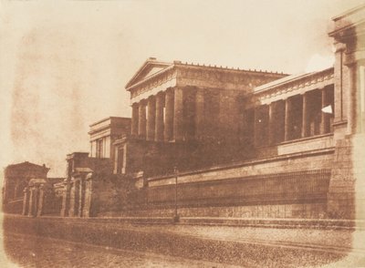 Old Royal High School, Calton Hill, Edynburg, 1843-47. Twórcy: David Octavius Hill, Robert Adamson, Hill & Adamson. autorstwa Hill and Adamson