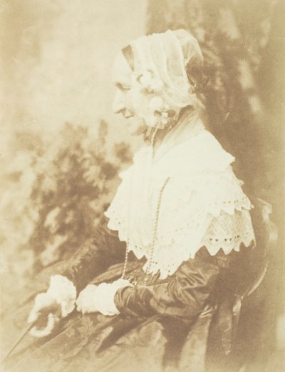 Portret pani Rigby, 1844. Twórcy: David Octavius Hill, Robert Adamson, Hill & Adamson. autorstwa Hill and Adamson