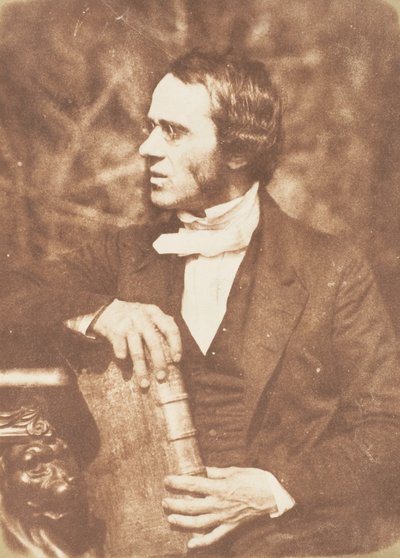 Wielebny dr Andrew Sutherland, 1843-47. Twórcy: David Octavius Hill, Robert Adamson, Hill & Adamson. autorstwa Hill and Adamson