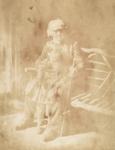 Wielebny dr Thomas Chalmers i Thomas Chalmers Hanna, 1843-47. Twórcy: David Octavius Hill, Robert Adamson, Hill & Adamson. autorstwa Hill and Adamson