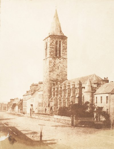 Św. Kolegium św. Zbawiciela z lat 1843-47. Twórcy: David Octavius Hill, Robert Adamson, Hill & Adamson. autorstwa Hill and Adamson