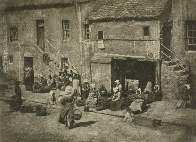 Praca kamery: Newhaven Fisheries, 1909. Twórcy: David Octavius Hill, Robert Adamson. autorstwa David Octavius Hill, Robert Adamson