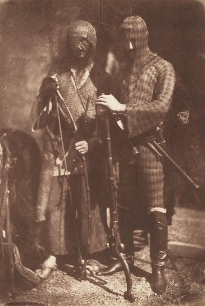 Zbroja afgańska lub cygańska, 1843 (zdjęcie) autorstwa David Octavius Hill