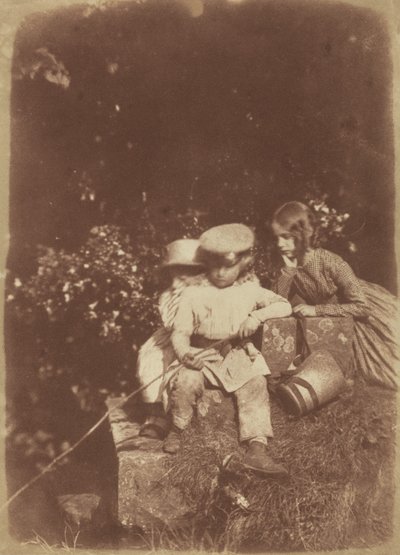 W basenie Minnow autorstwa David Octavius Hill and Robert Adamson