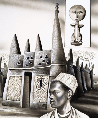 Prymitywne domy: Pinnacles of Plaster autorstwa David Pratt