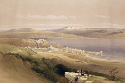Miasto Tyberiady nad Jeziorem Galilejskim, 22 kwietnia 1839, tablica 38 z tomu I 