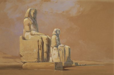 Kolosy, Teby, 1838 autorstwa David Roberts