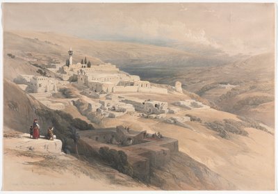 Klasztor Terra-Santa, Nazaret autorstwa David Roberts