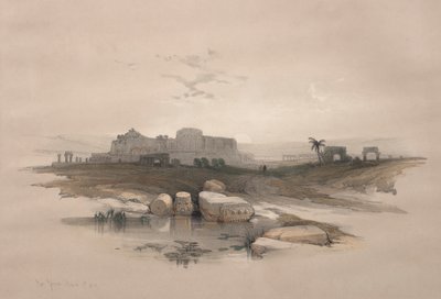 Eleutheropolis lub współczesny Beit-Jibrin autorstwa David Roberts