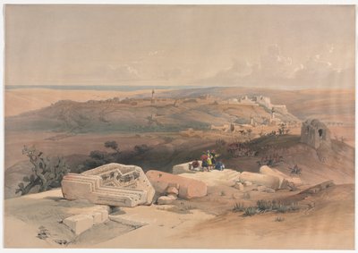 Gaza, 1839. autorstwa David Roberts