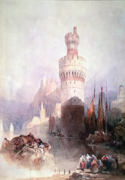 Oberwesele autorstwa David Roberts