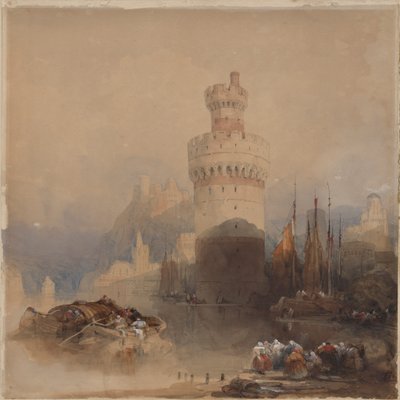 Oberwesel nad Renem autorstwa David Roberts