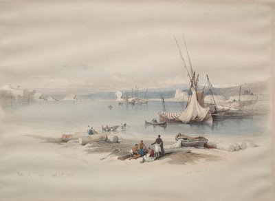 Port Tyr, 1839. autorstwa David Roberts