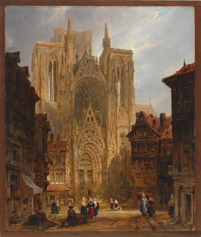 Katedra w Rouen autorstwa David Roberts