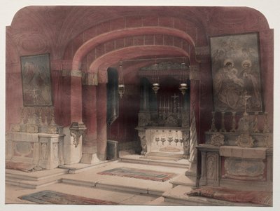 Sanktuarium Zwiastowania, Nazaret, 1839. autorstwa David Roberts