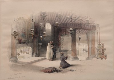 Shrine of the Nativity, Bethlehem   1303731   pl       polish Successfully Translated  Original: Rural Sports, or an Old Mole Catcher in Full Scent, [1811], reprint., [1811], reprint. Translat: Rural Sports, or an Old Mole Catcher in Full Scent, [1811], re autorstwa David Roberts
