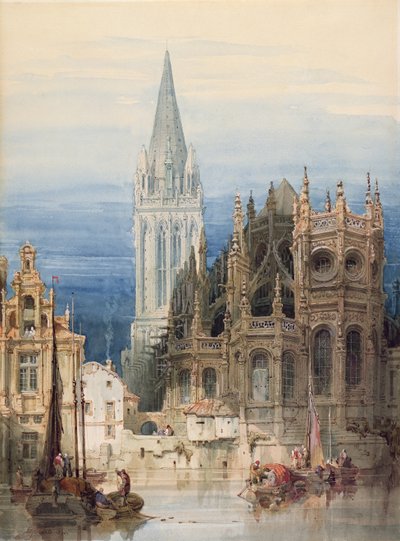 St. Pierre, Caen autorstwa David Roberts