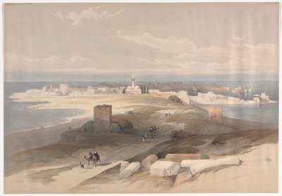 Sur lub Tsor, starożytna opona z Przesmyku, 1839. autorstwa David Roberts