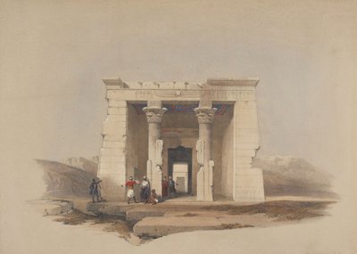 Świątynia w Dendurze, Nubia autorstwa David Roberts
