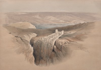 Morze Martwe w kierunku Moabu, 1839. autorstwa David Roberts