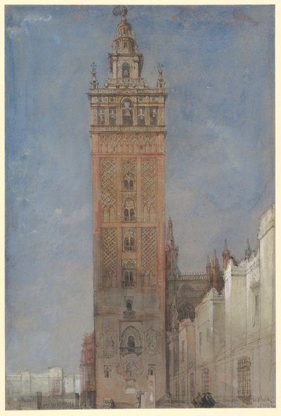 Giralda, Sewilla autorstwa David Roberts