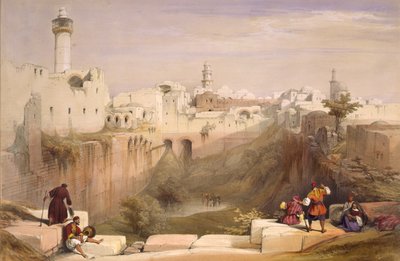 Sadzawka Betesda, Jerozolima autorstwa David Roberts