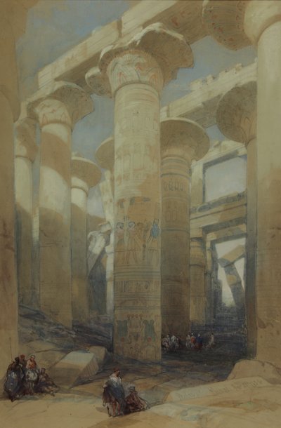Templet, Karnakpolish autorstwa David Roberts
