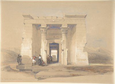 Świątynia w Dendurze, Nubia autorstwa David Roberts